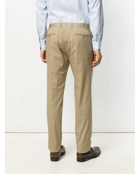 Светло-коричневые брюки чинос от Canali