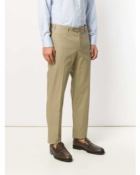 Светло-коричневые брюки чинос от Canali