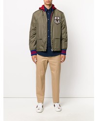 Светло-коричневые брюки чинос от Gucci