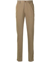 Светло-коричневые брюки чинос от Corneliani