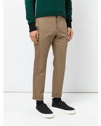 Светло-коричневые брюки чинос от Marni