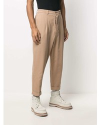 Светло-коричневые брюки чинос от Ami Paris