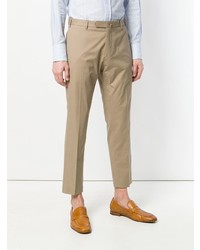Светло-коричневые брюки чинос от Dell'oglio