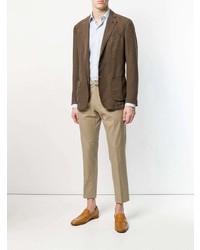 Светло-коричневые брюки чинос от Dell'oglio