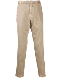 Светло-коричневые брюки чинос от Dell'oglio