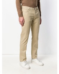 Светло-коричневые брюки чинос от Tod's