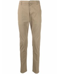 Светло-коричневые брюки чинос от Dondup