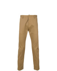 Светло-коричневые брюки чинос от DSQUARED2