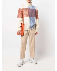 Светло-коричневые брюки чинос от Jil Sander