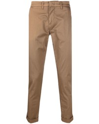 Светло-коричневые брюки чинос от Fay