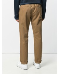 Светло-коричневые брюки чинос от MSGM