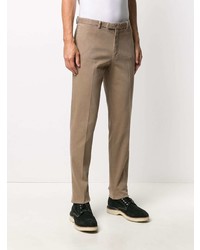 Светло-коричневые брюки чинос от Boglioli
