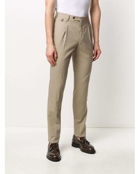 Светло-коричневые брюки чинос от Pt01