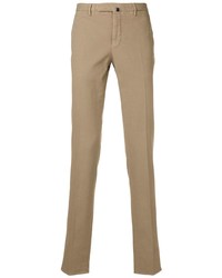 Светло-коричневые брюки чинос от Incotex