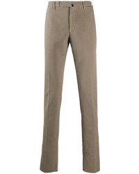 Светло-коричневые брюки чинос от Incotex