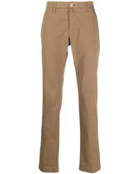Светло-коричневые брюки чинос от Jacob Cohen