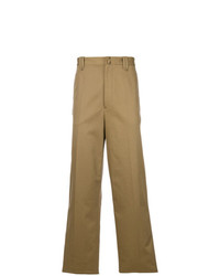 Светло-коричневые брюки чинос от Lanvin