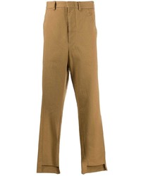 Светло-коричневые брюки чинос от Maison Flaneur