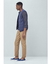 Светло-коричневые брюки чинос от Mango Man