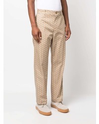 Светло-коричневые брюки чинос от Lacoste