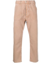 Светло-коричневые брюки чинос от Nanushka