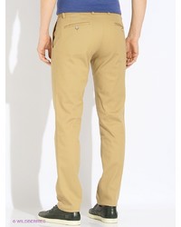 Светло-коричневые брюки чинос от Oodji