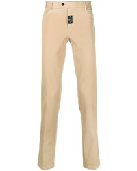 Светло-коричневые брюки чинос от Philipp Plein