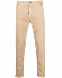 Светло-коричневые брюки чинос от Pt01