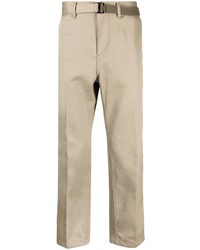 Светло-коричневые брюки чинос от Sacai