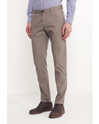 Светло-коричневые брюки чинос от Sisley