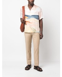 Светло-коричневые брюки чинос от Etro