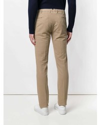 Светло-коричневые брюки чинос от Incotex