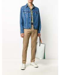 Светло-коричневые брюки чинос от Paul Smith