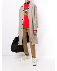 Светло-коричневые брюки чинос от Kenzo