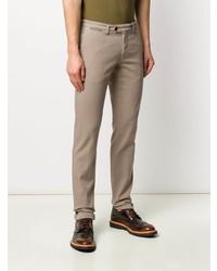 Светло-коричневые брюки чинос от Eleventy