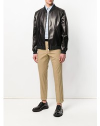 Светло-коричневые брюки чинос от Prada