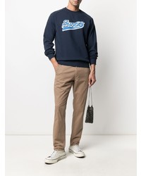 Светло-коричневые брюки чинос от Sun 68