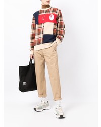 Светло-коричневые брюки чинос от A Bathing Ape