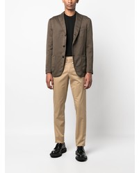 Светло-коричневые брюки чинос от Lardini