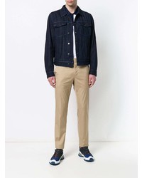 Светло-коричневые брюки чинос от Prada