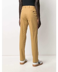Светло-коричневые брюки чинос от Pt01