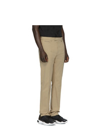 Светло-коричневые брюки чинос от Fendi