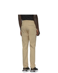 Светло-коричневые брюки чинос от Fendi