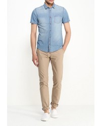 Светло-коричневые брюки чинос от Tom Tailor