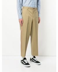 Светло-коричневые брюки чинос от Coohem