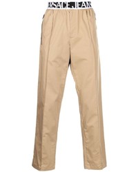 Светло-коричневые брюки чинос от VERSACE JEANS COUTURE