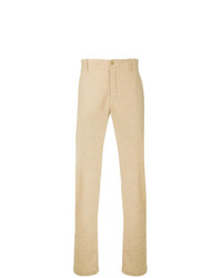 Светло-коричневые брюки чинос от YMC