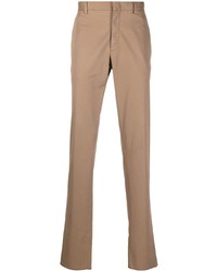 Светло-коричневые брюки чинос от Zegna