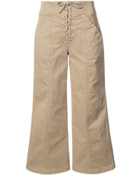 Женские светло-коричневые брюки от A.L.C.