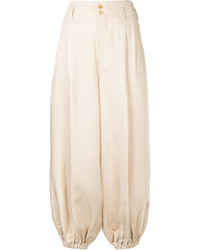 Женские светло-коричневые брюки от Comme des Garcons